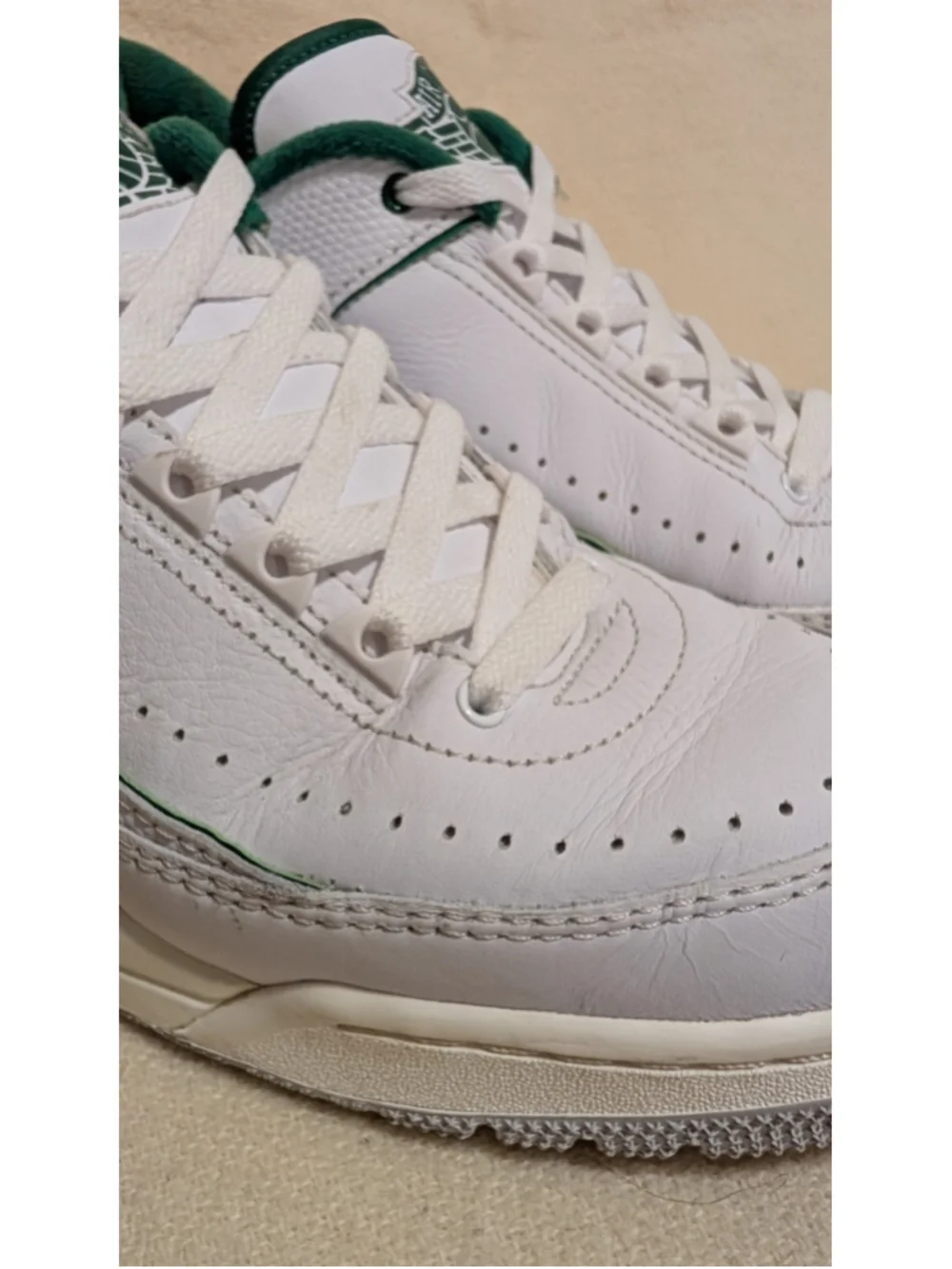 Nike Air Jordan 2/3 Low White Pine Green US Men's Size 10 F105